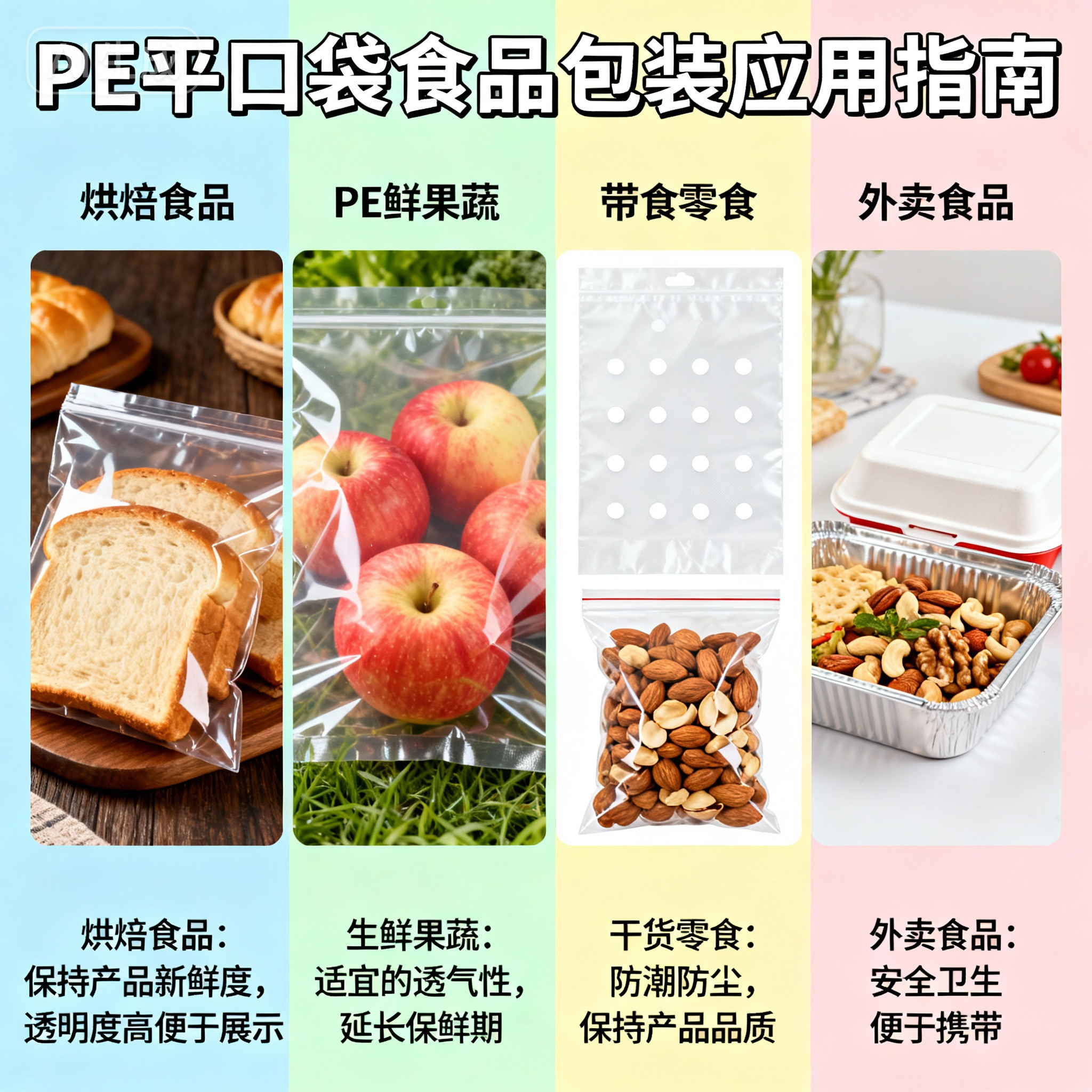 jimeng-2025-11-12-5130-PE平口袋-食品包裝領域--烘焙食品：保持產品新鮮度，透明度高便于展示--生鮮果...jpg