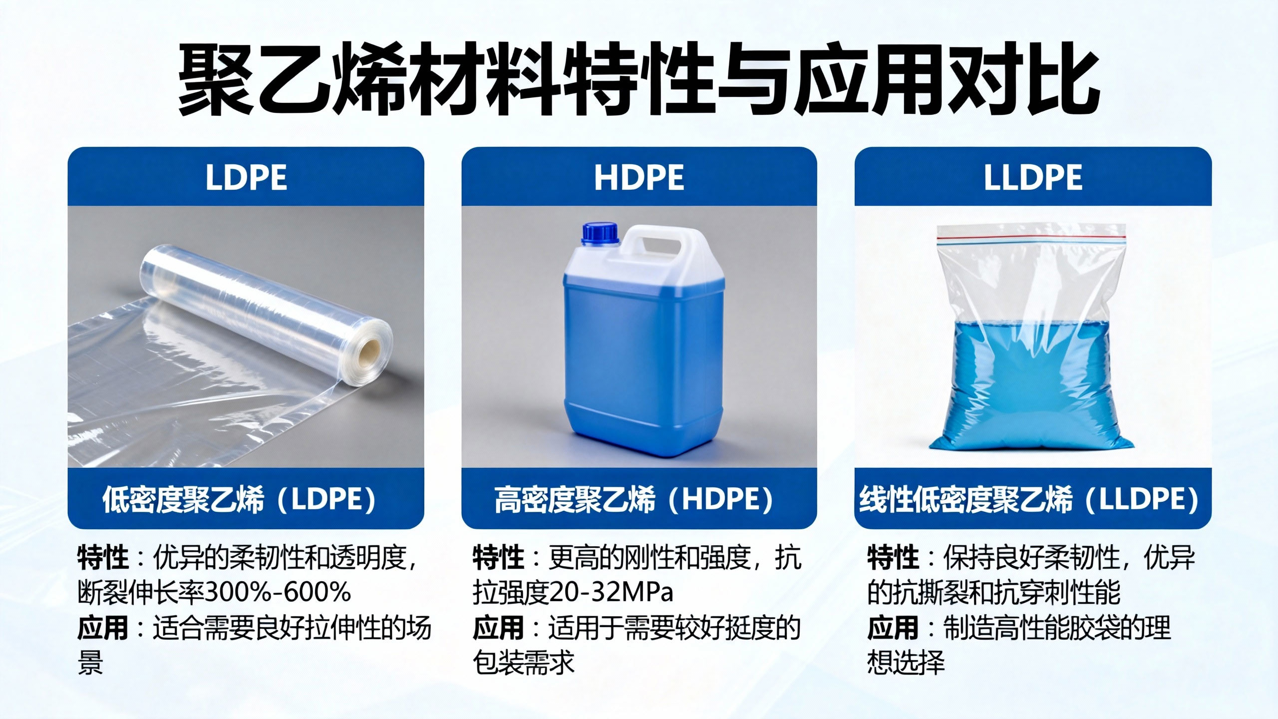 jimeng-2025-11-17-4621-LDPE（低密度聚乙烯）：具有優異的柔韌性和透明度，斷裂伸長率可達300%-60...jpg
